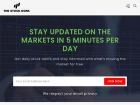 'thestockdork.com' screenshot