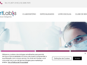 'smartlabis.com.br' screenshot