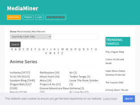 'mediaminer.org' screenshot