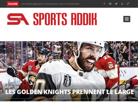'sportsaddik.com' screenshot