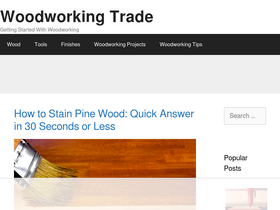 'woodworkingtrade.com' screenshot