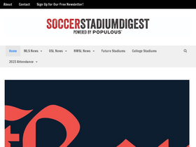 'soccerstadiumdigest.com' screenshot