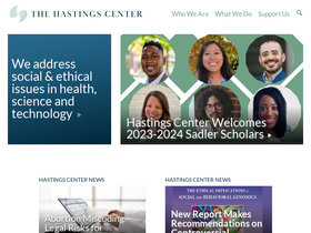 'thehastingscenter.org' screenshot