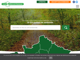 'sentiers-en-france.eu' screenshot