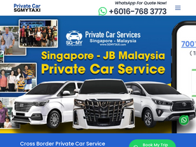 'sgmytaxi.com' screenshot
