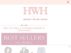 'honeywerehome.com' screenshot