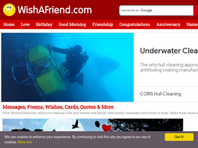'm.wishafriend.com' screenshot