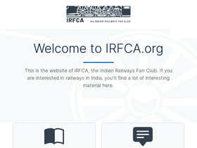 'irfca.org' screenshot