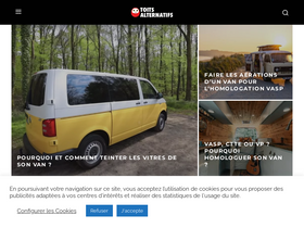 'toitsalternatifs.fr' screenshot