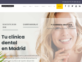 'clinicadentalgonzalezbaquero.es' screenshot