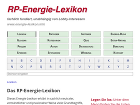 'energie-lexikon.info' screenshot