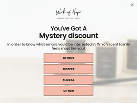 wickofhope.com homepage screenshot