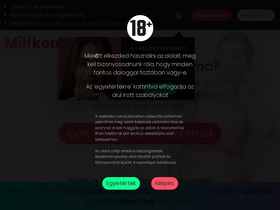 'milfkereso.com' screenshot