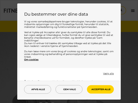 'fitnessx.dk' screenshot