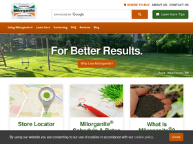 'milorganite.com' screenshot