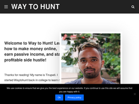 'waytohunt.org' screenshot