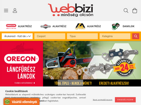 'webbizi.hu' screenshot