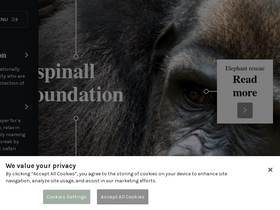 'aspinallfoundation.org' screenshot