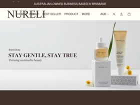 nureli.com.au homepage screenshot