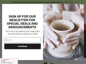 'sheffield-pottery.com' screenshot