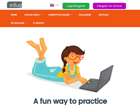 'edugain.com' screenshot