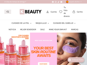 KOREANBEAUTY.ES homepage screenshot