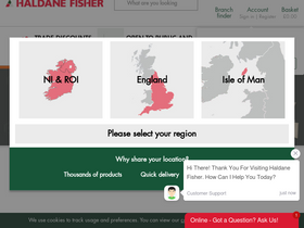 'haldane-fisher.com' screenshot