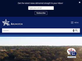 'arlingtontx.gov' screenshot