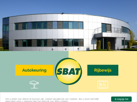 'sbat.be' screenshot