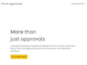 'formapprovals.com' screenshot
