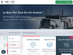 'keyyo.com' screenshot