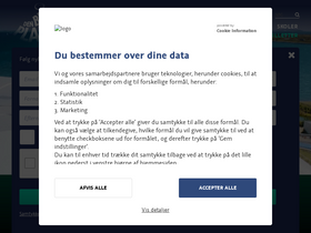 'denblaaplanet.dk' screenshot