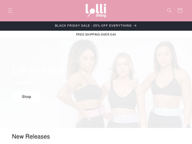 lollilifting.com homepage screenshot