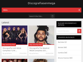 'discografiasenmega.com' screenshot
