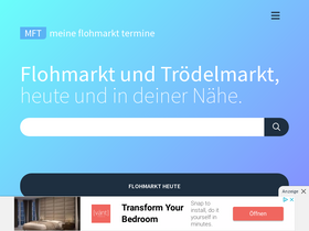 'meine-flohmarkt-termine.de' screenshot