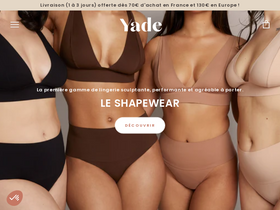 Yade homepage screenshot