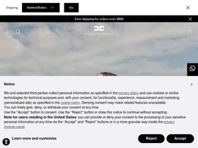 'elisabettafranchi.com' screenshot