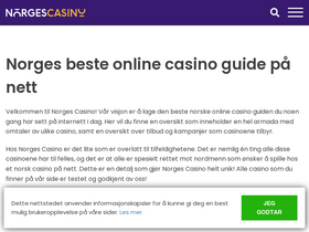 'norgescasino.com' screenshot