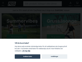 'racketspecialisten.se' screenshot