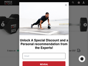 'musclesquad.com' screenshot