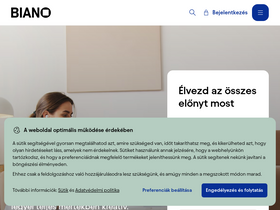 'biano.hu' screenshot