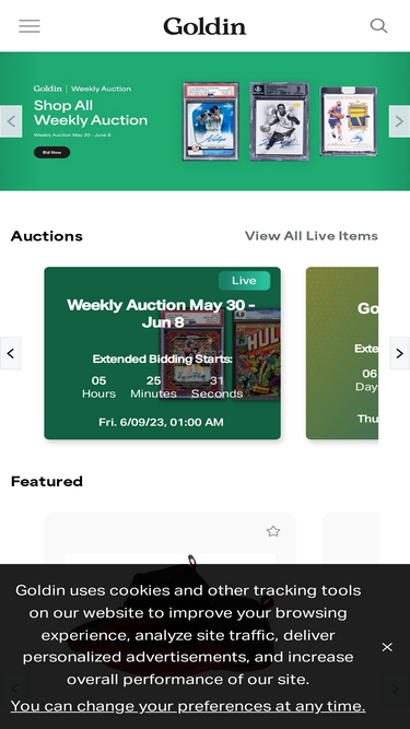 Top 10 Sales from Goldin Auctions' 2018 Spring Auction