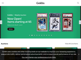 'goldin.co' screenshot