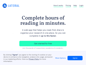 'lateral.io' screenshot