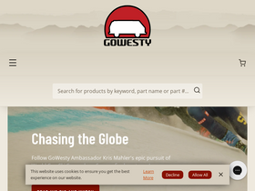 'gowesty.com' screenshot