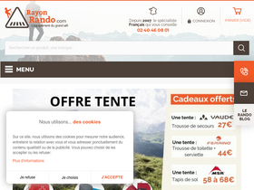 'rayonrando.com' screenshot