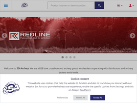 'ssa-archery.com' screenshot