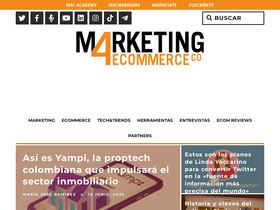 'marketing4ecommerce.co' screenshot