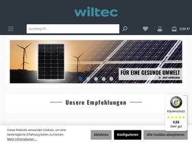 'wiltec.de' screenshot