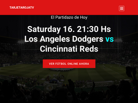 'tarjetarojatv.site' screenshot